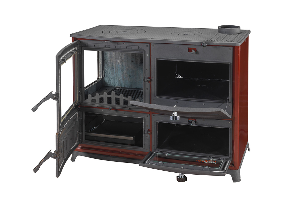 _0063_FUJİİ Serisi - Kuzineli Şömine Bordo